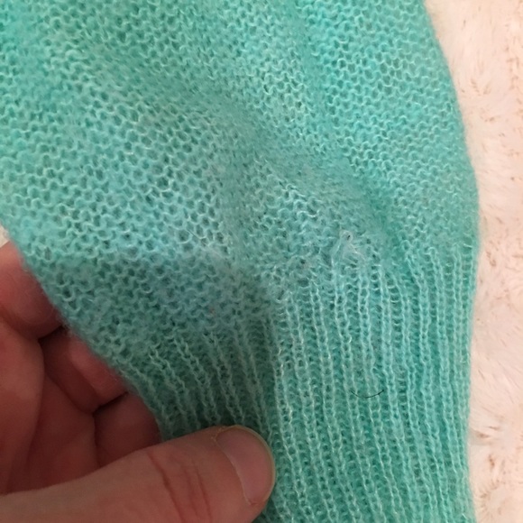 J. Crew Aqua mohair cardigan - Picture 6 of 6
